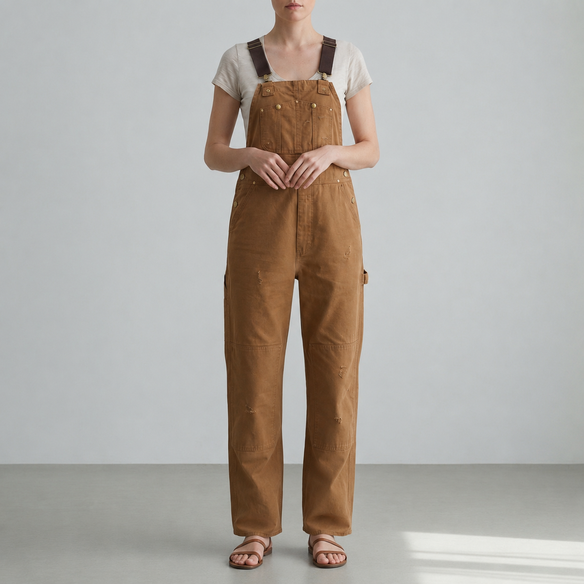 Ansouis Canvas Bib Overalls