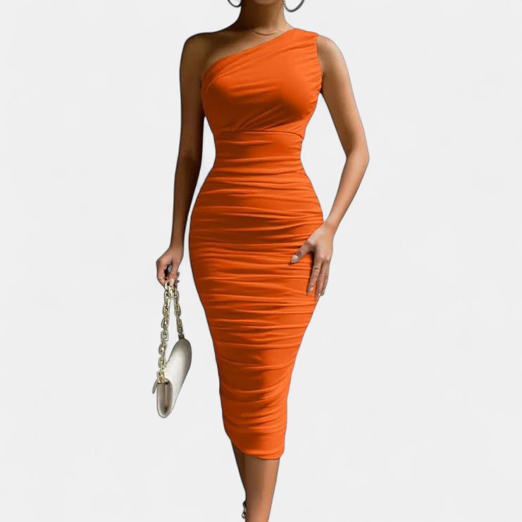 LIVY | Elegant Bodycon Midi Holiday Party Dress
