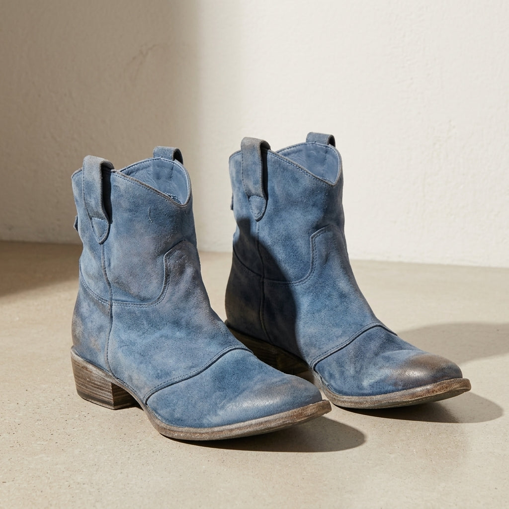 Biot Vintage Western Ankle Boots