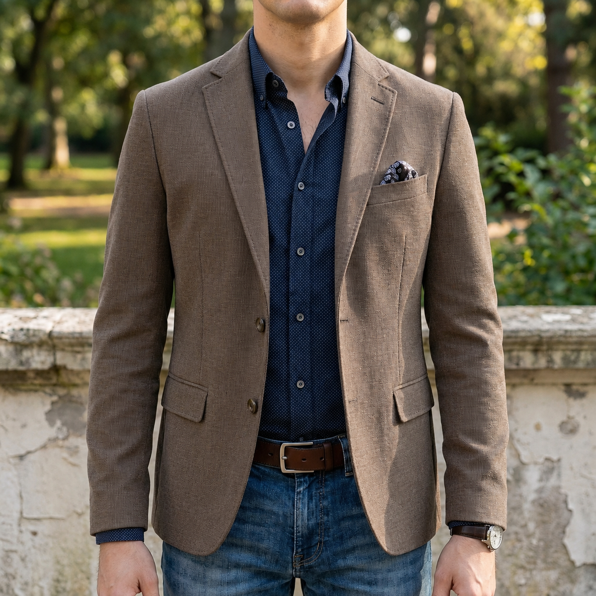Chania Slim Fit Notch Blazer