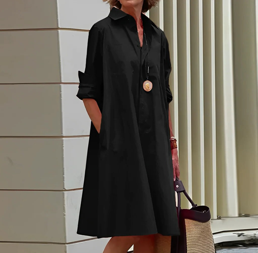 Womens Polo Dress with Relaxed Fit and Breathable Fabric