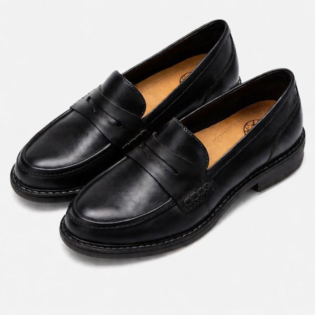 Rossano Orthopedic Leather Loafers