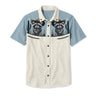Light Blue And Cream