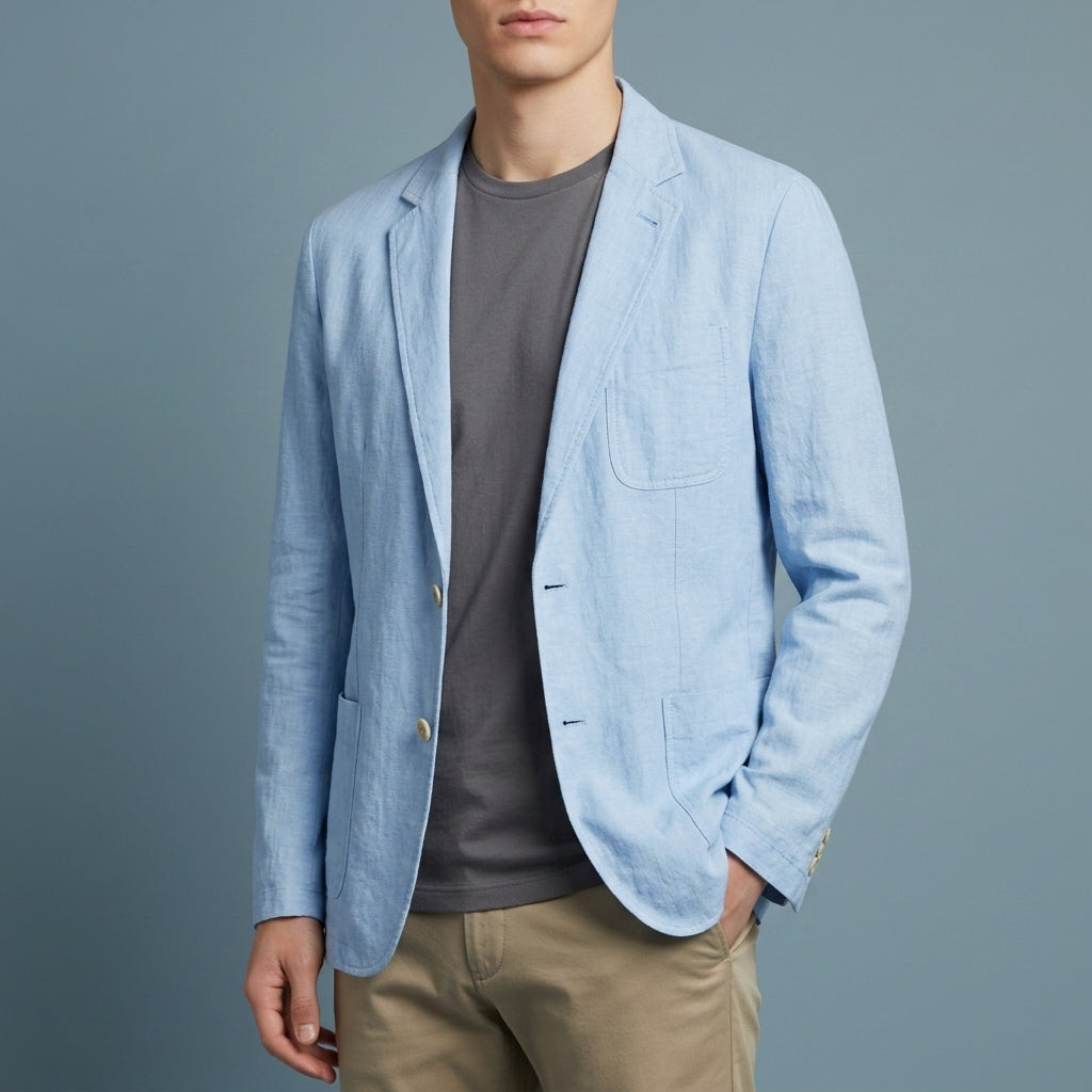 Marsaxlokk Relaxed Linen Blazer