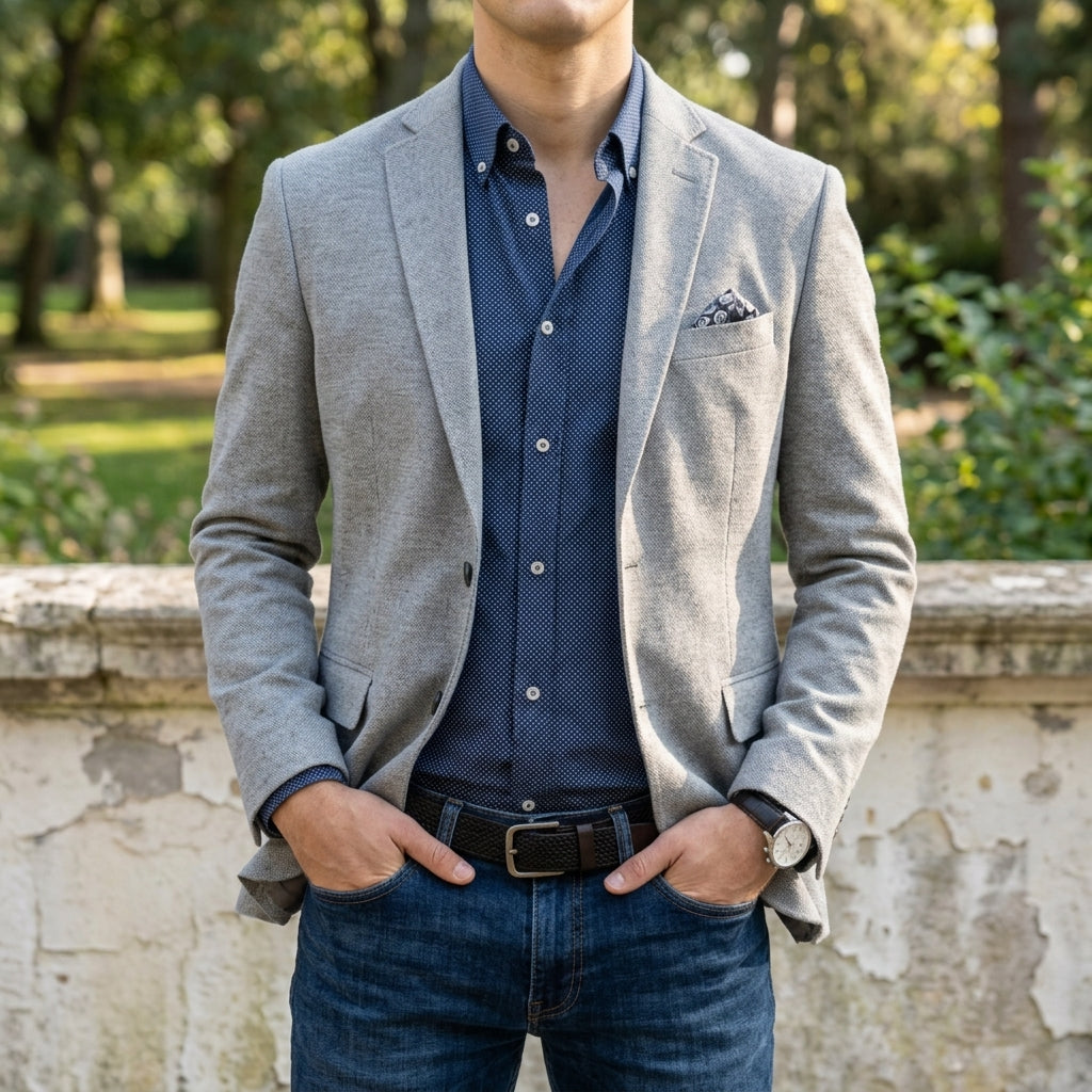 Chania Slim Fit Notch Blazer