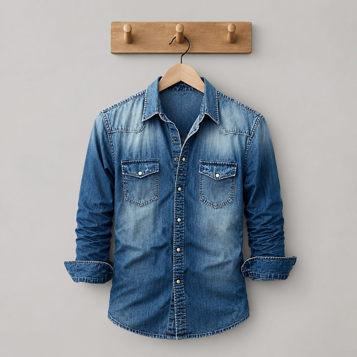 Padova Slim Fit Denim Shirt
