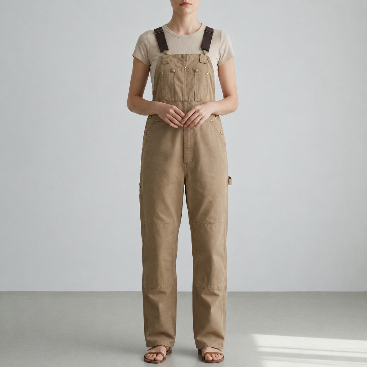 Ansouis Canvas Bib Overalls