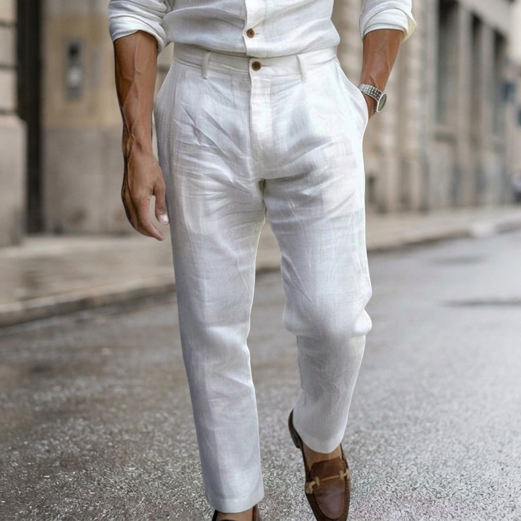 Meteora Linen Blend Chinos