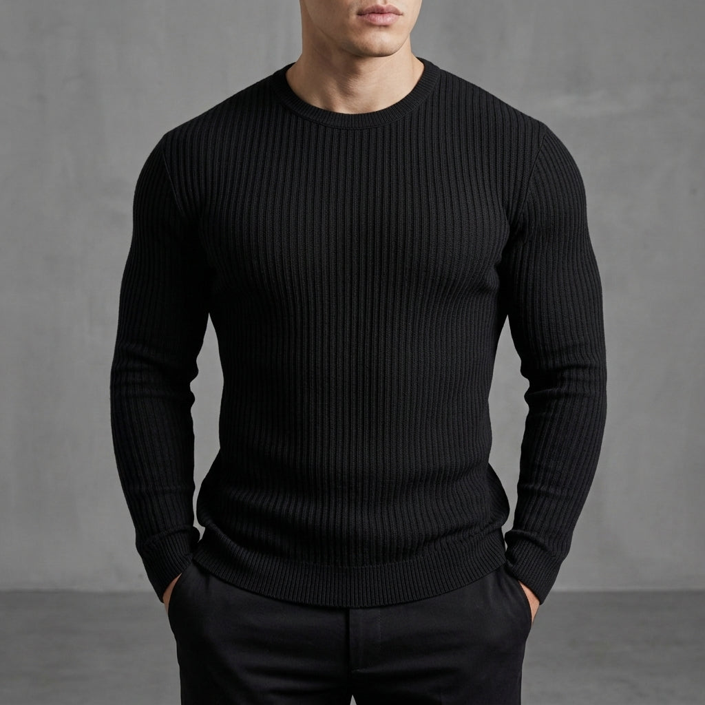 Tropea Marcus Ribbed Knit Sweater