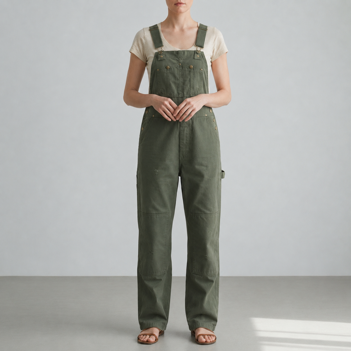 Ansouis Canvas Bib Overalls
