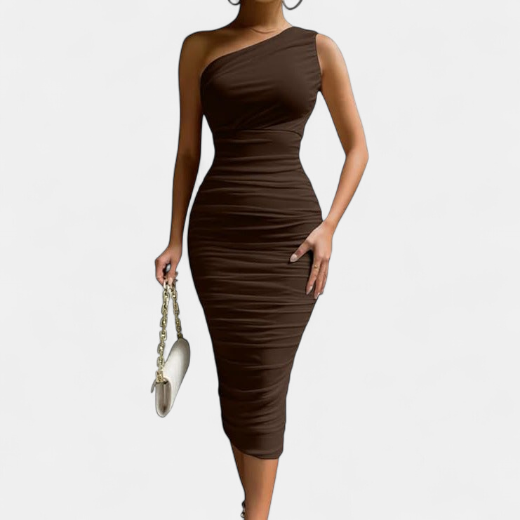 LIVY | Elegant Bodycon Midi Holiday Party Dress