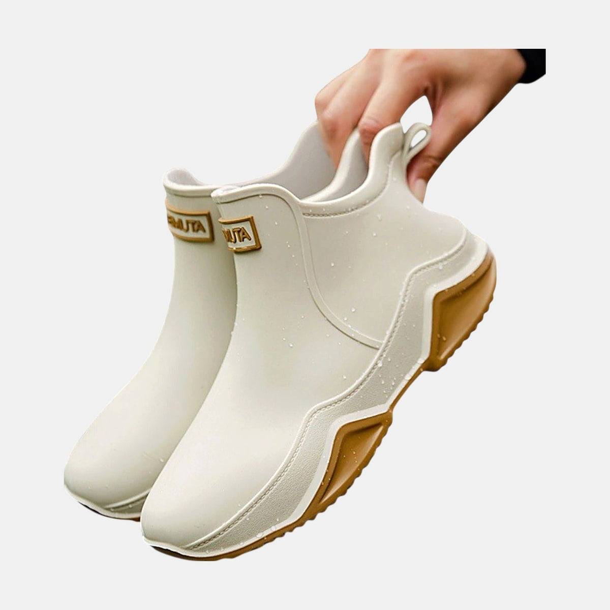 Women's Waterproof Chelsea Rain Boots, Chunky Platform