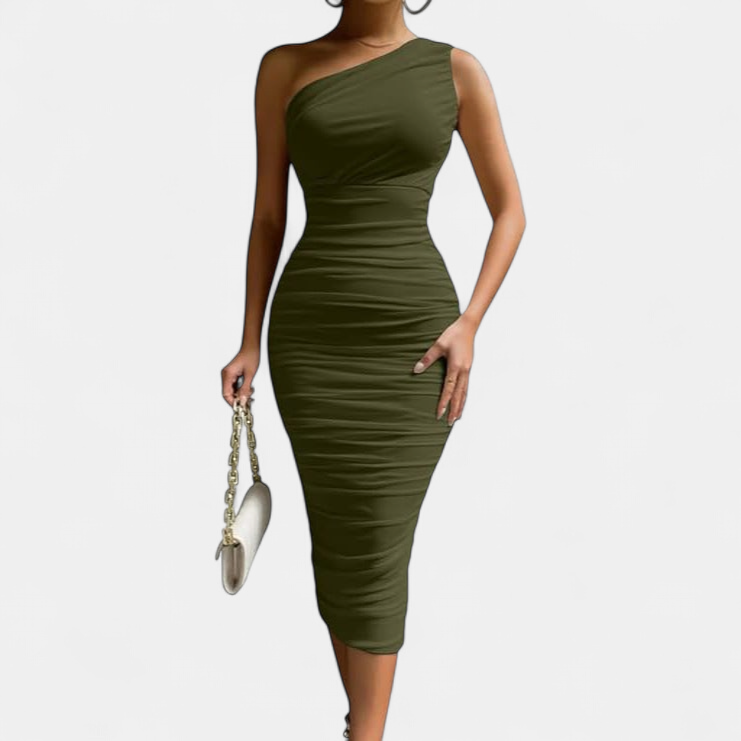 LIVY | Elegant Bodycon Midi Holiday Party Dress