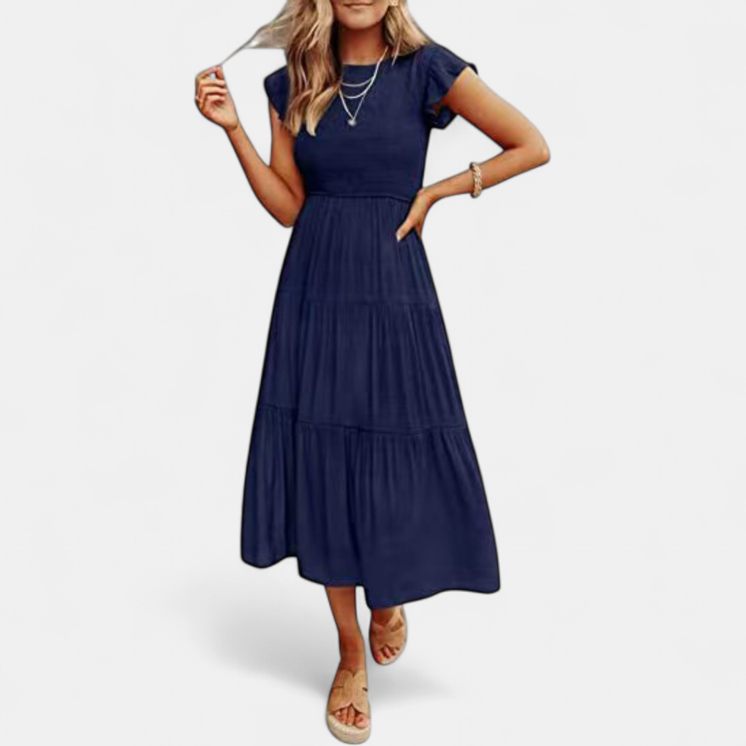 KRISELLE | Elegant Holiday Party Midi Dress