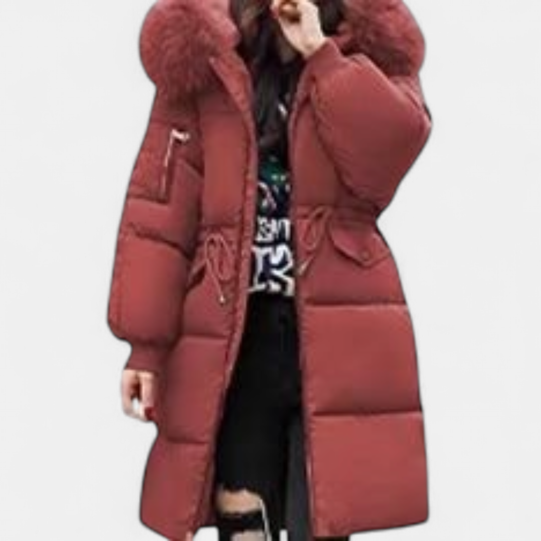 WINTA | Women's Long Puffer Coat Fur Hood