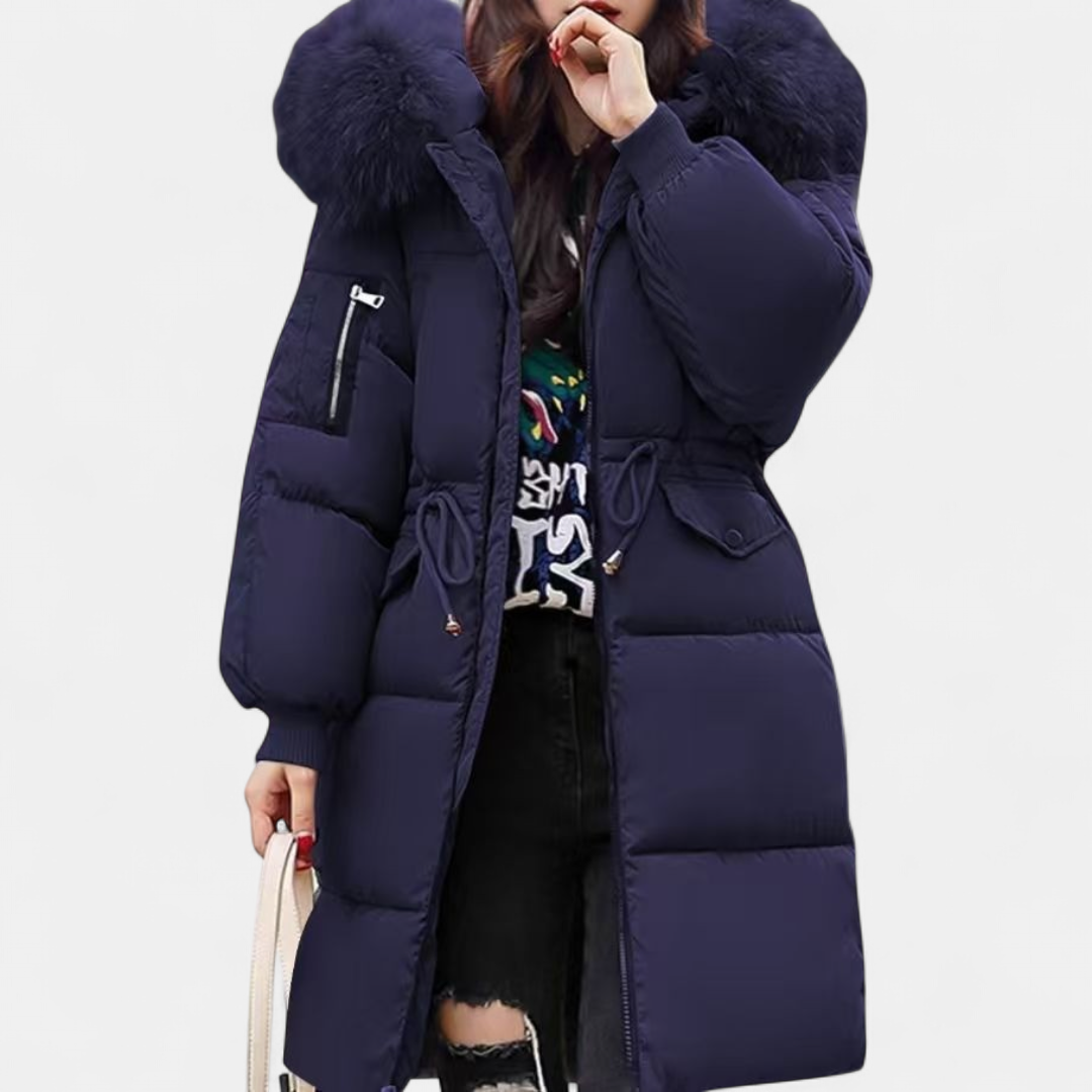 WINTA | Women's Long Puffer Coat Fur Hood