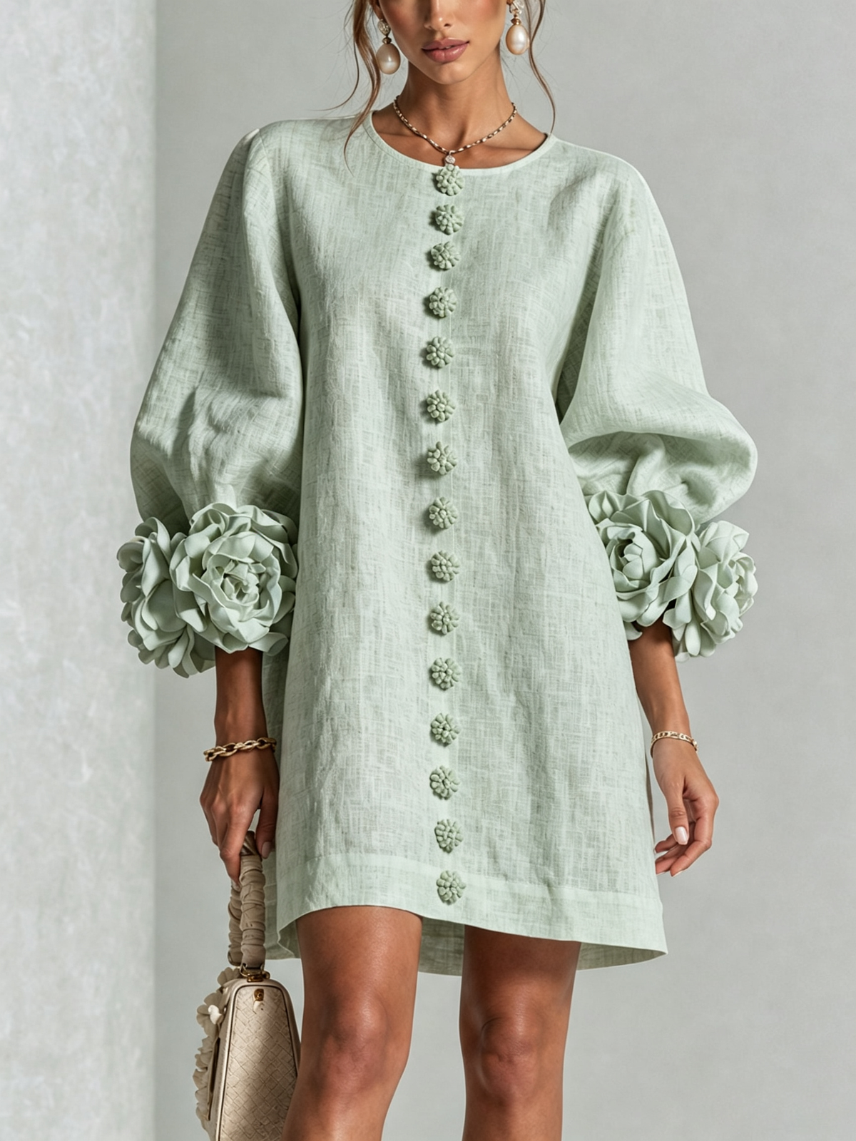 Saralyn - Sculptural Mini Dress
