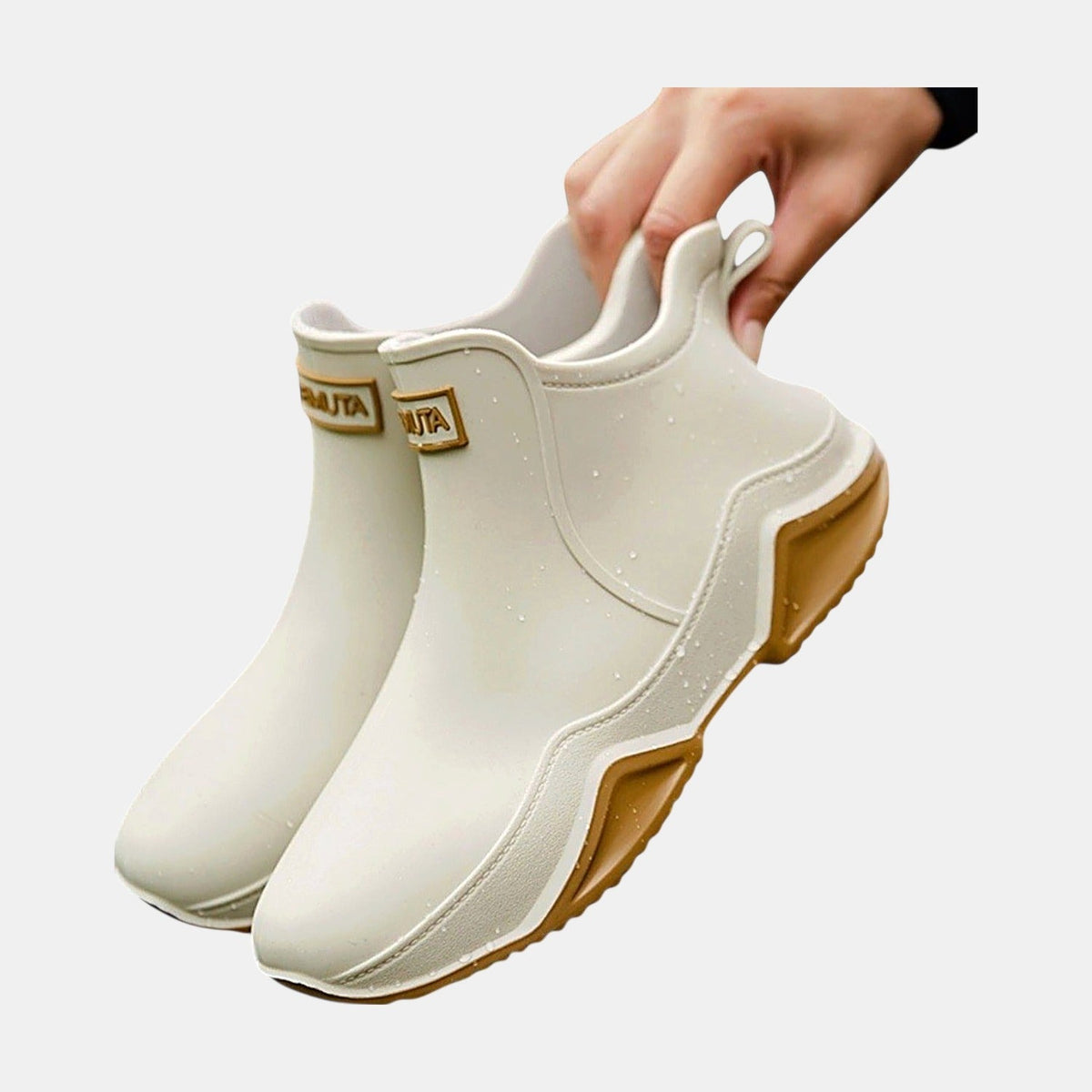 Women's Waterproof Chelsea Rain Boots, Chunky Platform